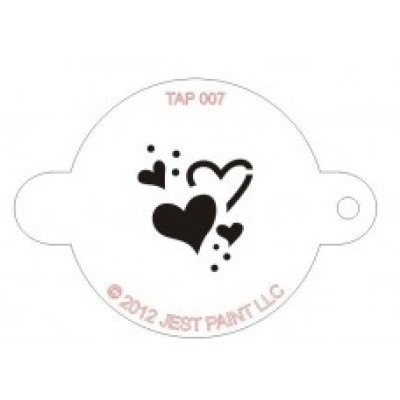 TAP 007 Stencil Hearts TAP 007 Stencil Hearts